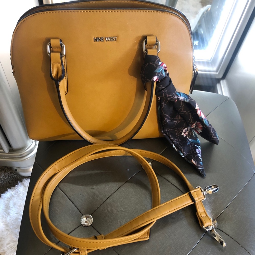 Mustard Nine West bag